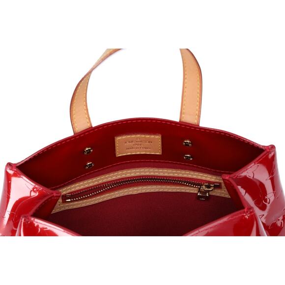 Louis Vuitton Reade PM Monogram Vernis Handbag M91990 Pomme d'Amour - Picture 6 of 8